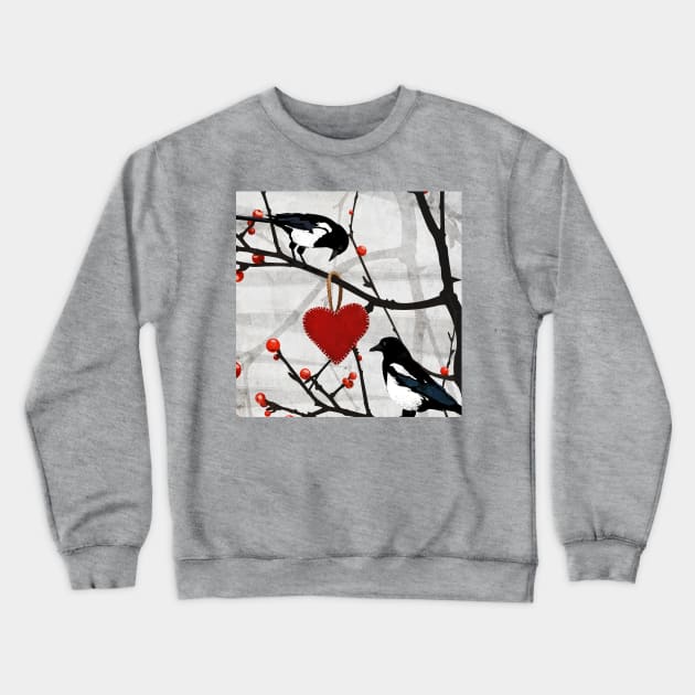 two For Joy Crewneck Sweatshirt by KatherineBlowerDesigns